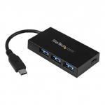4-portiline USB 3.1 Gen 1 jaotur - 1x USB-C 3x USB-A - USB-C jaotur 1x USB-C 3x USB-A - HB30C3A1CFB