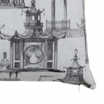 Coussin - Petit maison - 60 x 60 cm - 100% coton - Design contemporain - Int&eacute;rieur