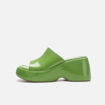 Moodsad Naiste Ruudukujulise Varba Avatud Varba Kingad Kiilkontsaga Denim Ristpaelaga Sandaalid Retro Moodne Disain Ruudukujulised K&otilde;rge Kontsaga Sandaalid 39 roheline