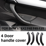 Komplekt Auto Sisek&auml;epide Sisemine Ukse K&auml;etoe Paneeli T&otilde;mbe Liistukate Bmw X1 X2 F48 F49 F39 jaoks Autode Modifikatsioon black-left