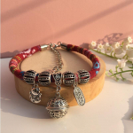 Vikerkaare puuvillane lemmiklooma kaelarihm Fortune Cat vask kelluke reguleeritava ketiga etnilise stiiliga plutuse kaelarihm kassipoeg kutsikas L