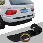 Autokleebis BMW X3 f25 e83 X4 f26 X5 e70 e53 f15 f85 X6 uue j&otilde;udlusega kummist p&otilde;rkeraua trimmi tagumise kaitseplaadi jaoks valge