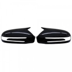 Vasakpoolse rooliga auto k&uuml;lgmine tahavaatepeegli kate Mercedes E-Coupe CLS CLC SL SLK Klassi W207 C207 W219 R230 R171 peeglikatted Sisekate Glossy Black