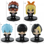 Anime Mash Burnedead Kuju Maagia ja Lihased Lemon Irvine Lance Kroon Kuju Dot Barrett tegevuskuju Mini PVC Mudelid Kingitused 6-8CM