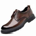 Mood 2025 Briti stiilis meeste nahast vabaajajalatsid Paksude tallad Kulumiskindlad Klassikalised Loaferid &Auml;rimeeste formaalsed kingad Trendikad 38 pruun