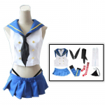 Shimakaze Cosplay Anime Kantai Collection Shimakaze Cosplay Kost&uuml;&uuml;m T&uuml;druku &Uuml;likond parukas Meremehe Kleit &Uuml;likond Halloweeni Pidu S