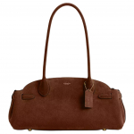 Coach Empire 34 br&auml;ndi logo seemisnahast &uuml;hes &otilde;las kandmise kott suur naiste pruun Basic Set (Bag+Dust Bag)