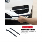 For volvo XC90 front fog light strip black decorative chrome car sticker car accessories 2015- 2pcs