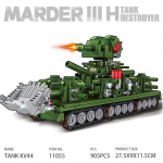Tank World Joonisfilmimudel Ehitusklotside komplekt KV44 Carl Koletank ja &Uuml;lim Leviathan S&otilde;jaline soomusmasin s&otilde;japidamine Telliskivi