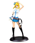 1 tk Fairy Taili tegevuskujud Natsu Maagik Erza Scarlet Gray Lucy PVC Mudel Maagiat t&auml;is maailm Kogumine Lastekingitus M&auml;nguasi
