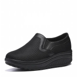 Naiste hingavad v&otilde;rkjalatsid Moodne platvorm Kiilud Tossud Naiste v&auml;lijooksujalatsid Vulkaniseeritud jalan&otilde;ud Zapatillas Mujer 35 must