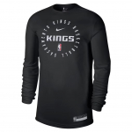 Nike NBA &uuml;mmarguse kaelusega pusa treeninguks pikkade varrukatega Sacramento Kingsi korvpallivorm 2024/25 hooajaks Meeste vorm HF1737-010 L