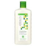 Andalou Naturals, palsam, siidiselt sile, lained kuni r&otilde;ngani, eksootiline marula&otilde;li, 11,5 fl untsi (340 ml)