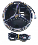 GLC GLB Auto Esiv&otilde;re Logo Valguspeegli pind LED-m&auml;rk Mercedes Benzi jaoks W166 GLS350 AMG/GLS63 X205 Embleem Helendav Dekoratiivne White light