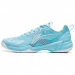 Li Ning Halberd 2 Slip Resistant Abrasion Resistant Low top Badminton Shoes Unisex Blue AYZU019-3 37.5
