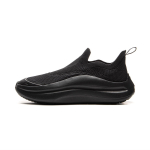 Li Ning Cushioning Slip Resistant Abrasion Resistant Lightweight Low top Casual Shoes Men's Night Black AGLV027-1 39