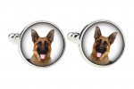 German Shepherd Dog, Alsatian Wolf Dog - cufflinks, a shirt accessory, a shirt pendant from the Art-Dog brand