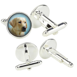 Labrador Retriever I - cufflinks in a box, handmade jewelry, product of the Art-Dog brand h&otilde;be