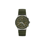 SWATCH Unisex Roheline Kell YOS461 YOS461 Army Green Watch Dial