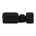Lacoste Moes Vabaaja Mitmek&uuml;lgne Kangas &Otilde;lakott Crossbody V&ouml;&ouml;kotid Unisex kotid Must NU3903SR-126148 Black