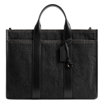 Coach Wesley 42 Logoga Plaat Eemaldatav &Otilde;larihm Teksariidest ja Vasikanahast Kotti Meeste kott Pesta-Must CAJ54-A0R Basic Set (Bag+Dust Bag)