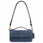 Coach Elora 21 Klassikaline logoga nahast &otilde;la-crossbody kott V&auml;ikesed naiste k&auml;ekotid Light-Denim CDD59-B4LD Basic Set (Bag+Dust Bag)