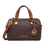 Michael Kors Grayson Signature Monogrammiga Prinditud T&otilde;mblukuga PVC Kandekott Naiste kandekotid Pruun 35S6GGYC1B-BROWN Basic Set (Bag+Dust Bag)