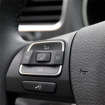 Stabiilne-Auto Multifunktsionaalse Roolinupu Nupukate Kate Helitugevuse Nupu Kate Sisekate VW Passat B7 2011-2015 jaoks Black L