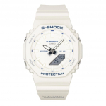 Casio G-Shock Analoog-Digitaalne Bio-p&otilde;hine Vaikrihm Kreemikas Valge Ketas Kvarts GMA-P2100BA-7A 200M Naiste Kell elevandiluuvalge