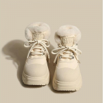 Karusnaha ja karusnahaga integreeritud lumesaapad naistele Uued s&uuml;gis- ja talvestiilid, lisatud fliisist ja soojad puuvillased kingad Naiste lumesaapad 35