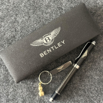 Bentley LOGO M&auml;lestus-kuulapliiats Metallist &Auml;ri-kuulapliiats Kiirkuivav Vastupidav Pliiats Kontori-&Auml;ri ja Kontori Kohandatud gray