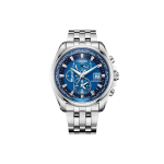 Citizen Eco-Drive Skyhawk Seeria 200M Veekindel Kvartsikell Roostevabast Terasest Rihm Meeste kellad Sinine AT9120-89L AT9120-89L
