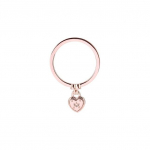 Pandora Creative Love Lock virnastatav s&otilde;rmus naistele, roosakuldne 186571 50