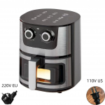 2024 Uus 7L suure mahutavusega majapidamises kasutatav automaatne intelligentne &otilde;hufrit&uuml;&uuml;r Visuaalse aknakujundusega puuteekraaniga roostevabast terasest ahi us