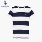 USA. POLO ASSN. Meeste 100% puuvillane triibuline l&uuml;hikeste varrukatega T-s&auml;rk M