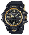 Casio G-SHOCK Meeste Roostevabast Terasest 200M Veekindel Digitaalne P&otilde;rutuskindel Kvartsikell GWG-1000GB-1A kuld
