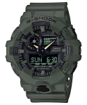 Casio meeste vaik 200M veekindel analoog l&ouml;&ouml;gikindel kvartsikell GA-700UC-3A roheline