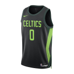 Nike X NBA Celtics Tatum Dri-Fit City Edition 2024/25 Hooaeg Mugav Kiiresti Kuivav Hingav Vabaaja Korvpallis&auml;rk Meeste S&auml;rk Must FQ4335-011 XXXL black