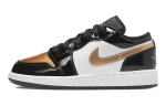 Jordan Laste Air Jordan 1 Low SE Gold Toe Tossud DR6970-071 37.5