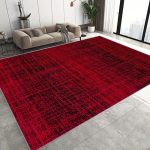 Punane Lihtne Ala Vaip Sissep&auml;&auml;su P&otilde;randamatt Abstraktne Geomeetriline Optiline Uksematt Magamistoa Libisemisvastane Elutoa Dekoor Vaibad Kaunistada 80x120cm
