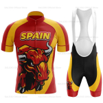 2026 Hispaania Meeste Meeskonna Jalgrattas&auml;rgi Komplekt Suvine MTB Rattariiete &Uuml;likond Maillot Ropa Ciclismo Hombre Jalgrattaspordi R&otilde;ivaste Komplekt 5XL