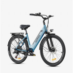 Hillmiles Mile City 1 Sinine/Roheline/Hall 250W Mootor 36V 13Ah Eemaldatav Aku 26 x 1,95-tollised Rehvid Linna Commuter E-jalgratas sinine