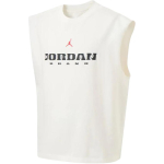 Jordan &Uuml;mar kaelus Prinditud pullover Lihtne varrukateta vest Meeste pealisr&otilde;ivad IF3132-133 M white