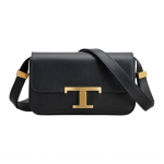 Tods ajatu T-logoga lukukinnitusega vasikanahast &otilde;la-ristkorralik kott Mini naiste kotid Must XBWTTTC0000RORB999 Basic Set (Bag+Dust Bag)