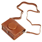 Fujifilm Mini EVO jaoks Vintage Kaitsekate Kriimustuskindel Stiilne Kaamera Kandekott Veekindel V&auml;litingimustes Reisimiseks Kaamera Tarvik must