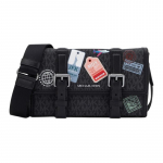 MICHAEL KORS COOPER H&otilde;bedane Riistvara Kunstnahast &Otilde;la Crossbody Kott Meeste Must must