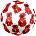 1 tk Cr7 Jalgpall Suurus 5 Jalgpall Masin&otilde;mmeldud V&auml;litreeninguks ja M&auml;ngudeks Unikaalne Kingitus Jalgpallihuvilistele