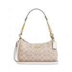 [Kasutatud] Teri 24 Klassikaline MonogrammLogo T&otilde;mblukuga Sulgemine Kaetud L&otilde;uend K&auml;e- Crossbody &Otilde;lakott Keskmine - Kasutamata #9QX9KS ONE SIZE
