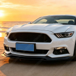Ford Mustang 2015 2016 2017 2018 Autode Eesmise Kaitseraua Huul Spordiv&otilde;istluse Eesmise L&otilde;uakaitsme Kere Muutmise Komplekt matt must v&auml;rv