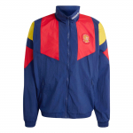 Adidas Originals Eqt Hispaania Jalgpalli Logo L&otilde;tv Spordijakk Seisva Krae ja T&otilde;mblukuga Pikkade Varrukatega Meeste Jakk KG2575 L
